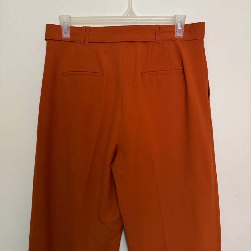 Zara The Straight Tapered Trousers in Geranium Color Size XL Style  2659/460/616 - Picture 12 of 15